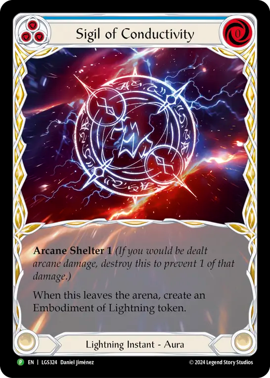 Sigil of Conductivity (Blue) - Flesh and Blood TCG - MoxLand