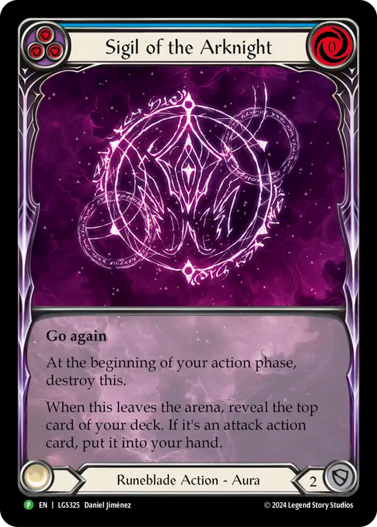 Sigil of the Arknight (Blue) - Flesh and Blood TCG - MoxLand