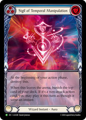 Sigil of Temporal Manipulation (Blue) - Flesh and Blood TCG - MoxLand