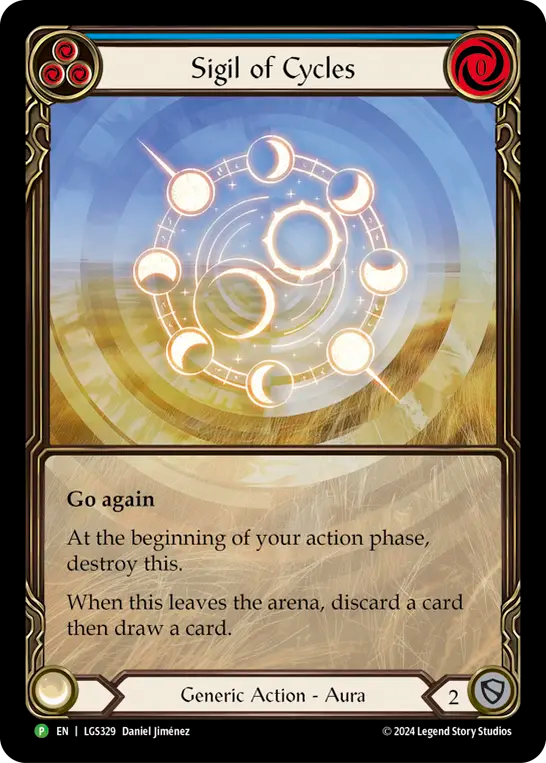 Sigil of Cycles (Blue) - Flesh and Blood TCG - MoxLand