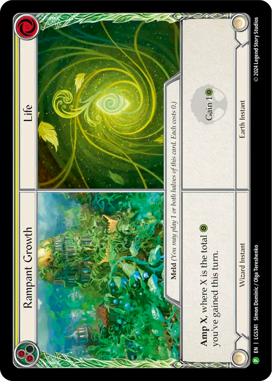 Rampant Growth // Life (Yellow) - Flesh and Blood TCG - MoxLand
