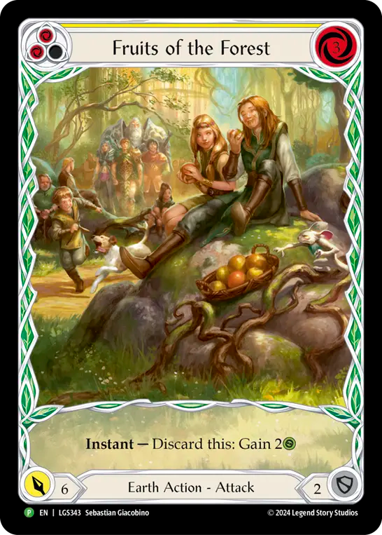 Fruits of the Forest (Yellow) - Flesh and Blood TCG - MoxLand