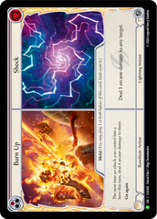 Burn Up // Shock (Red) - Flesh and Blood TCG - MoxLand