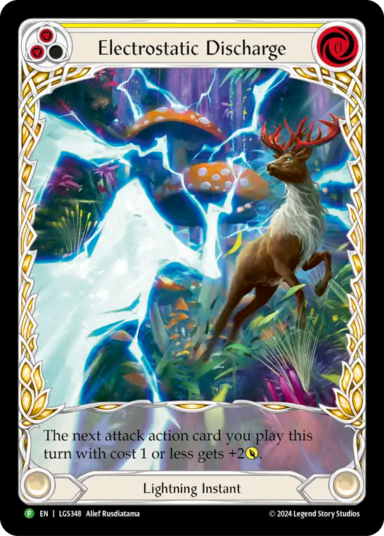 Electrostatic Discharge (Yellow) - Flesh and Blood TCG - MoxLand