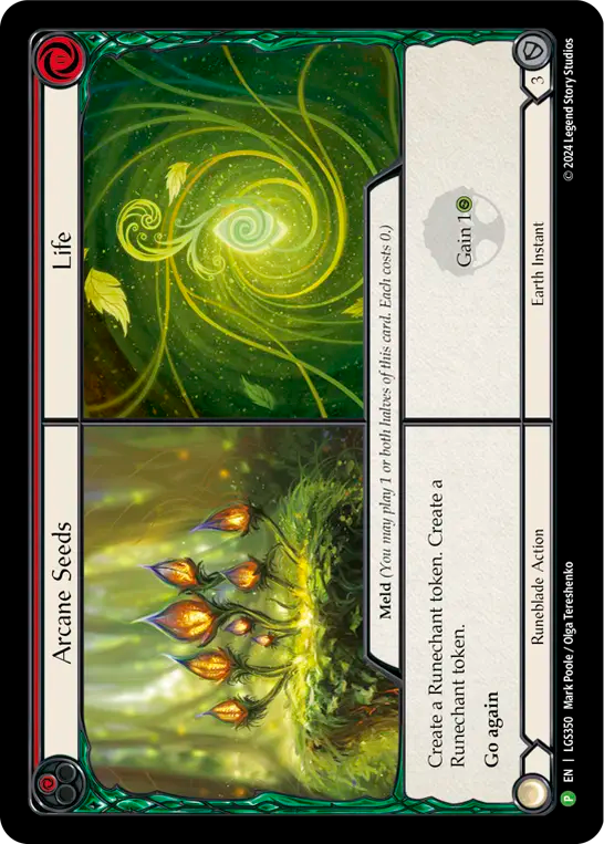Arcane Seeds // Life (Red) - Flesh and Blood TCG - MoxLand
