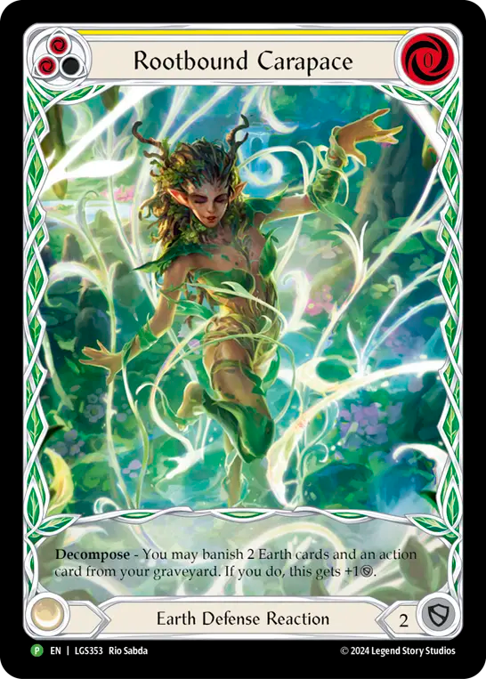 Rootbound Carapace (Yellow) - Flesh and Blood TCG - MoxLand