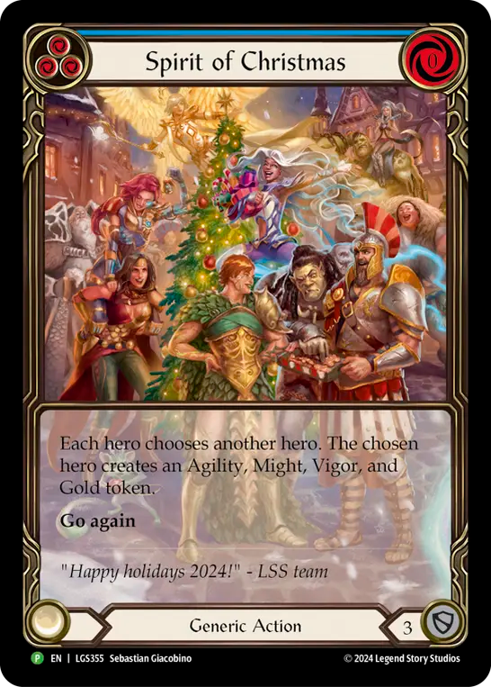 Spirit of Christmas (Blue) - Flesh and Blood TCG - MoxLand