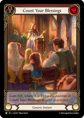 Count Your Blessings (Red) - Flesh and Blood TCG - MoxLand