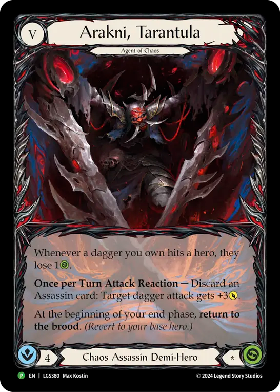 Arakni, Tarantula - Flesh and Blood TCG - MoxLand