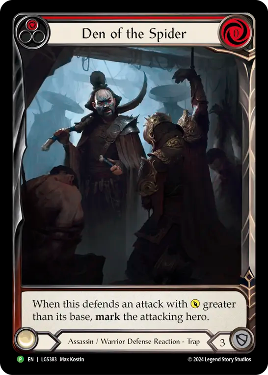 Den of the Spider (Red) - Flesh and Blood TCG - MoxLand