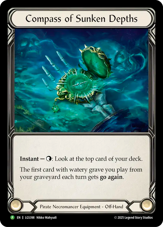 Compass of Sunken Depths - Flesh and Blood TCG - MoxLand