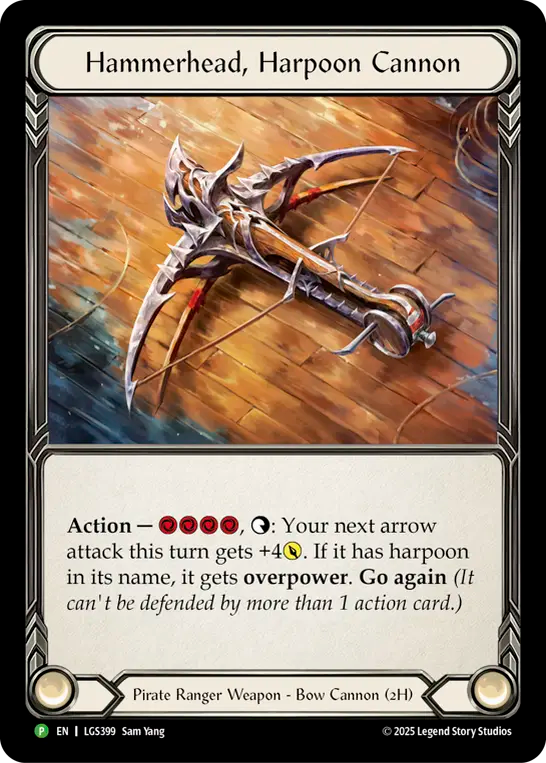 Hammerhead, Harpoon Cannon - Flesh and Blood TCG - MoxLand