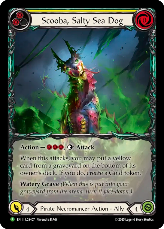 Scooba, Salty Sea Dog (Yellow) - Flesh and Blood TCG - MoxLand