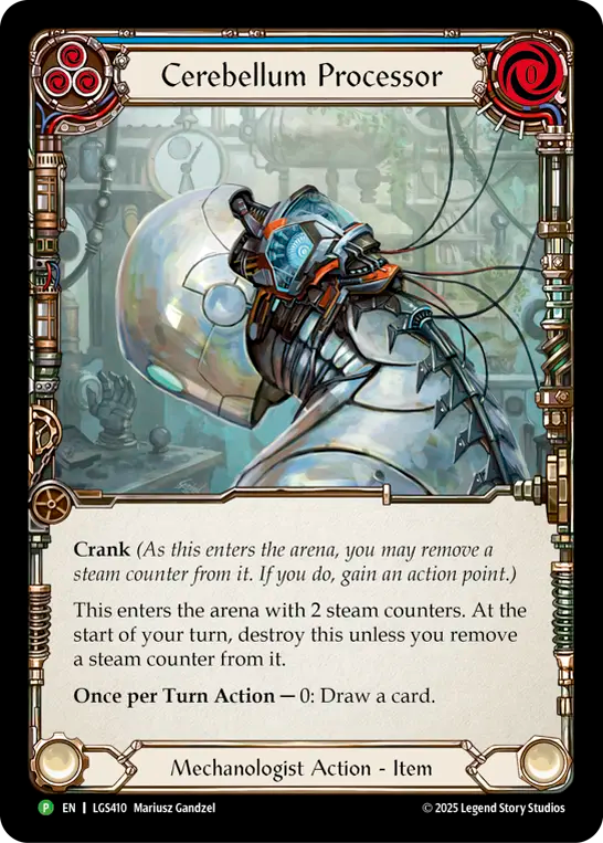 Cerebellum Processor (Blue) - Flesh and Blood TCG - MoxLand
