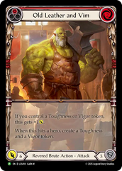 Old Leather and Vim (Red) - Flesh and Blood TCG - MoxLand