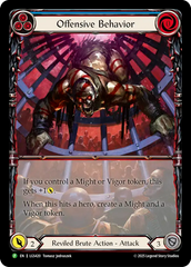 Offensive Behavior (Blue) - Flesh and Blood TCG - MoxLand
