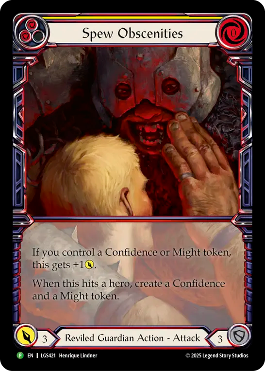 Spew Obscenities (Yellow) - Flesh and Blood TCG - MoxLand