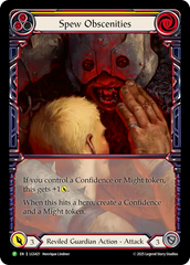 Spew Obscenities (Yellow) - Flesh and Blood TCG - MoxLand