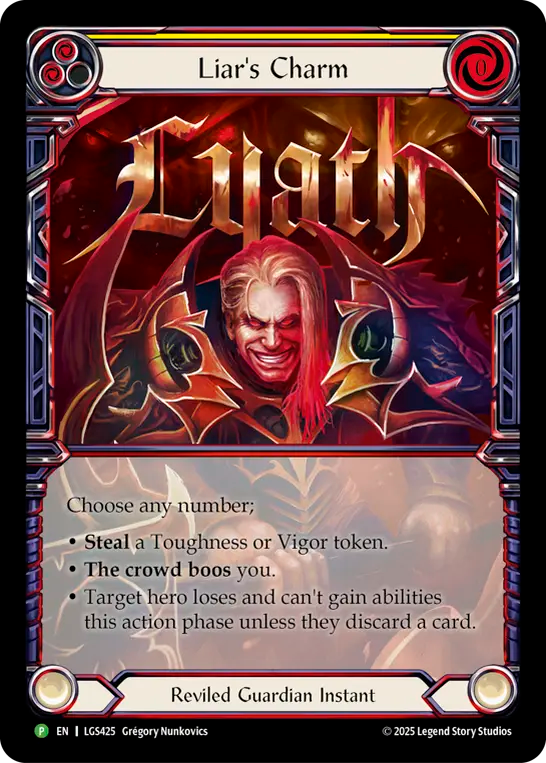 Liar's Charm (Yellow) - Flesh and Blood TCG - MoxLand