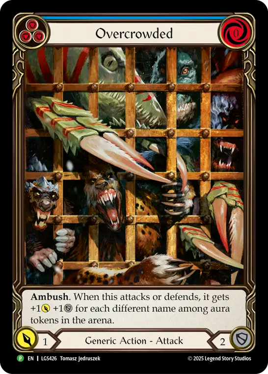 Overcrowded (Blue) - Flesh and Blood TCG - MoxLand