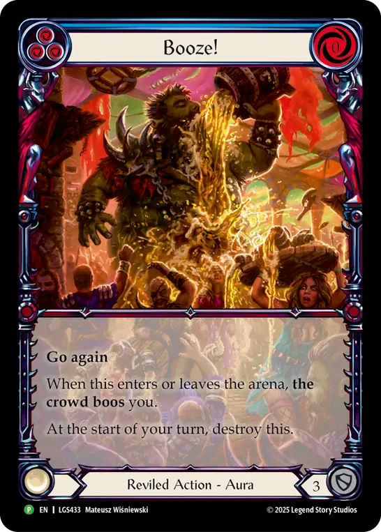 Booze! (Blue) - Flesh and Blood TCG - MoxLand