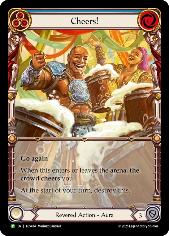 Cheers! (Blue) - Flesh and Blood TCG - MoxLand