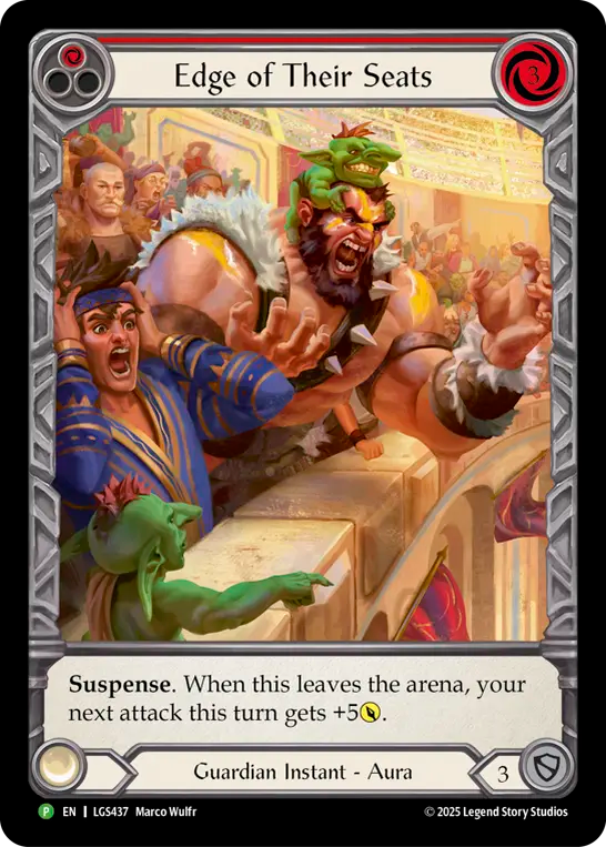 Edge of Their Seats (Red) - Flesh and Blood TCG - MoxLand