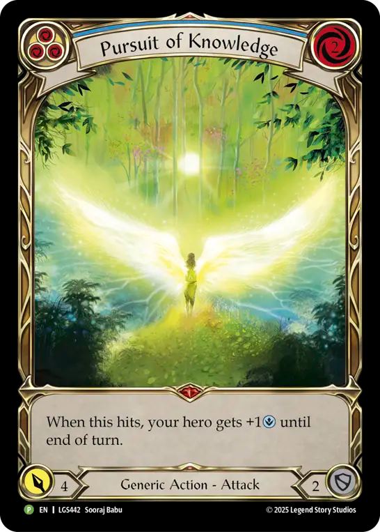 Pursuit of Knowledge (Blue) - Flesh and Blood TCG - MoxLand