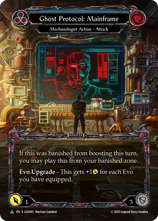 Ghost Protocol: Mainframe (Blue) - Flesh and Blood TCG - MoxLand
