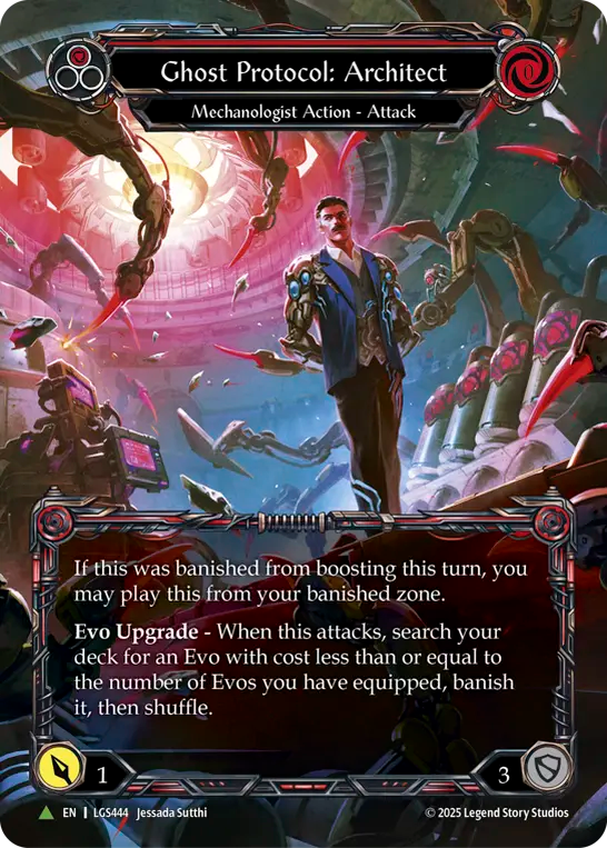 Ghost Protocol: Architect (Red) - Flesh and Blood TCG - MoxLand