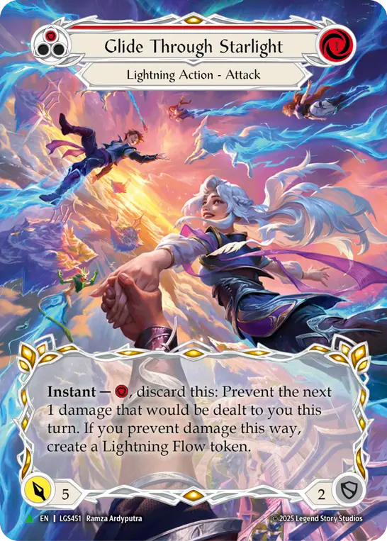 Glide Through Starlight (Red) - Flesh and Blood TCG - MoxLand