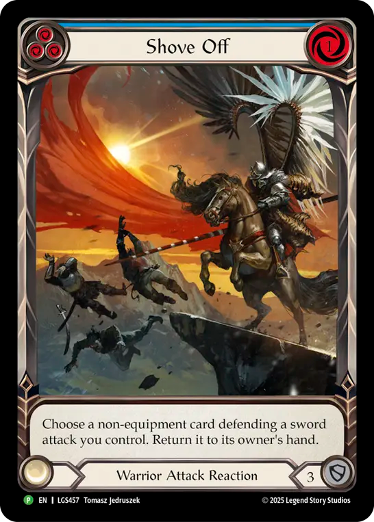 Shove Off (Blue) - Flesh and Blood TCG - MoxLand
