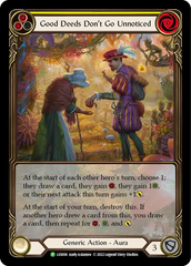Good Deeds Don't Go Unnoticed (Yellow) - Flesh and Blood TCG - MoxLand