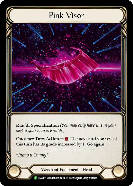 Pink Visor - Flesh and Blood TCG - MoxLand
