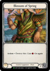 Fabric of Blossoms (Blue) // Blossom of Spring - Flesh and Blood TCG - MoxLand