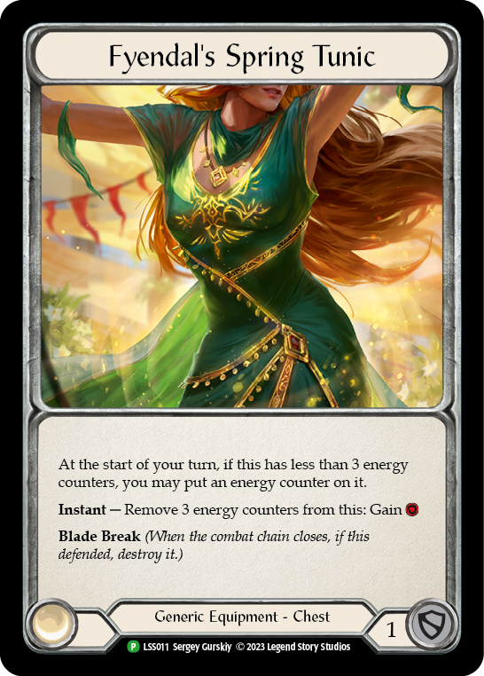 Fabric of Spring (Yellow) // Fyendal's Spring Tunic - Flesh and Blood TCG - MoxLand