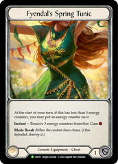 Fabric of Spring (Yellow) // Fyendal's Spring Tunic - Flesh and Blood TCG - MoxLand