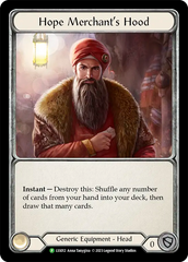 Fabric of Hope (Red) // Hope Merchant's Hood - Flesh and Blood TCG - MoxLand