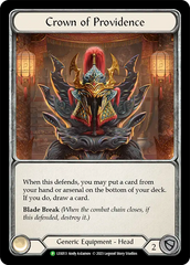 Fabric of Providence (Red) // Crown of Providence - Flesh and Blood TCG - MoxLand