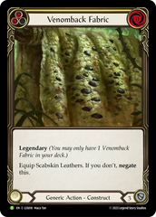 Venomback Fabric (Yellow) // Scabskin Leathers - Flesh and Blood TCG - MoxLand