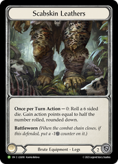 Venomback Fabric (Yellow) // Scabskin Leathers - Flesh and Blood TCG - MoxLand