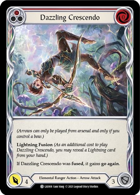 Dazzling Crescendo (Red) - Flesh and Blood TCG - MoxLand
