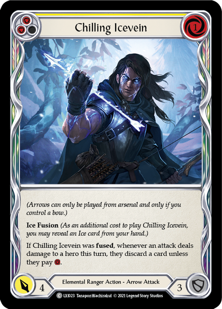 Chilling Icevein (Yellow) - Flesh and Blood TCG - MoxLand