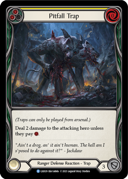 Pitfall Trap (Yellow) - Flesh and Blood TCG - MoxLand
