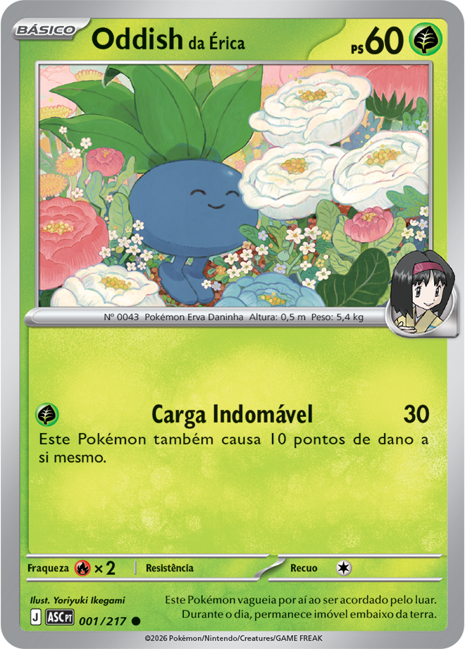 Oddish da Érica - Pokémon TCG - MoxLand