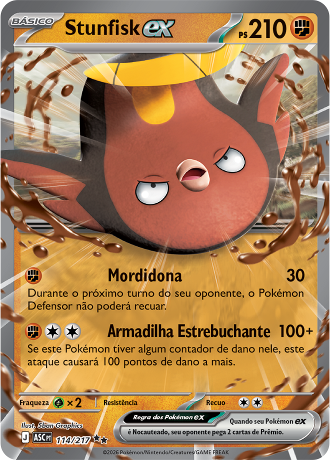 Stunfisk ex - Pokémon TCG - MoxLand