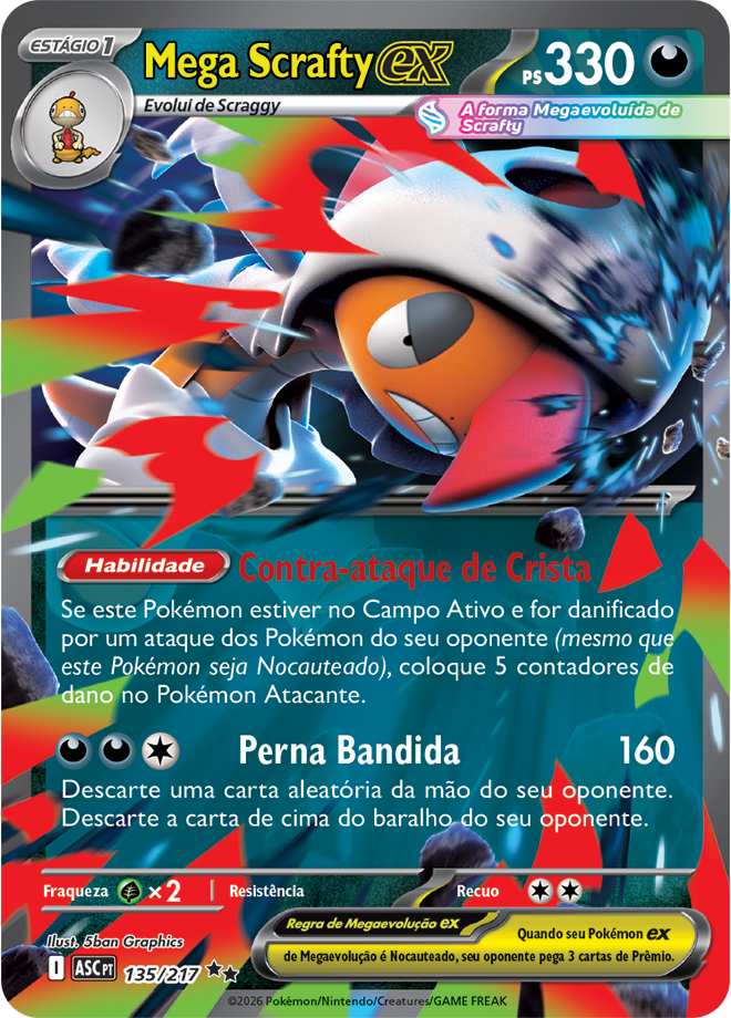 Mega Scrafty ex - Pokémon TCG - MoxLand