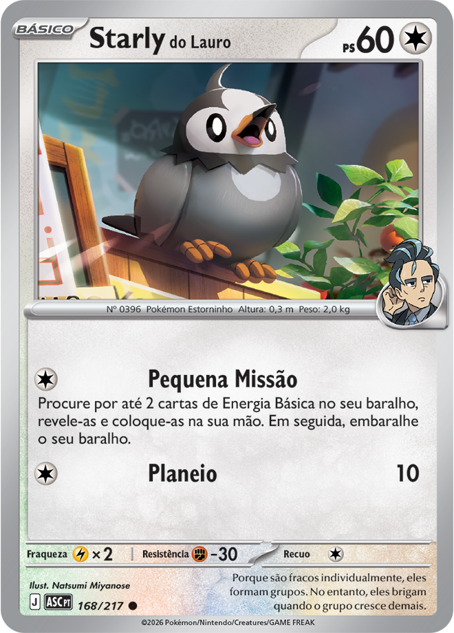 Starly do Lauro - Pokémon TCG - MoxLand
