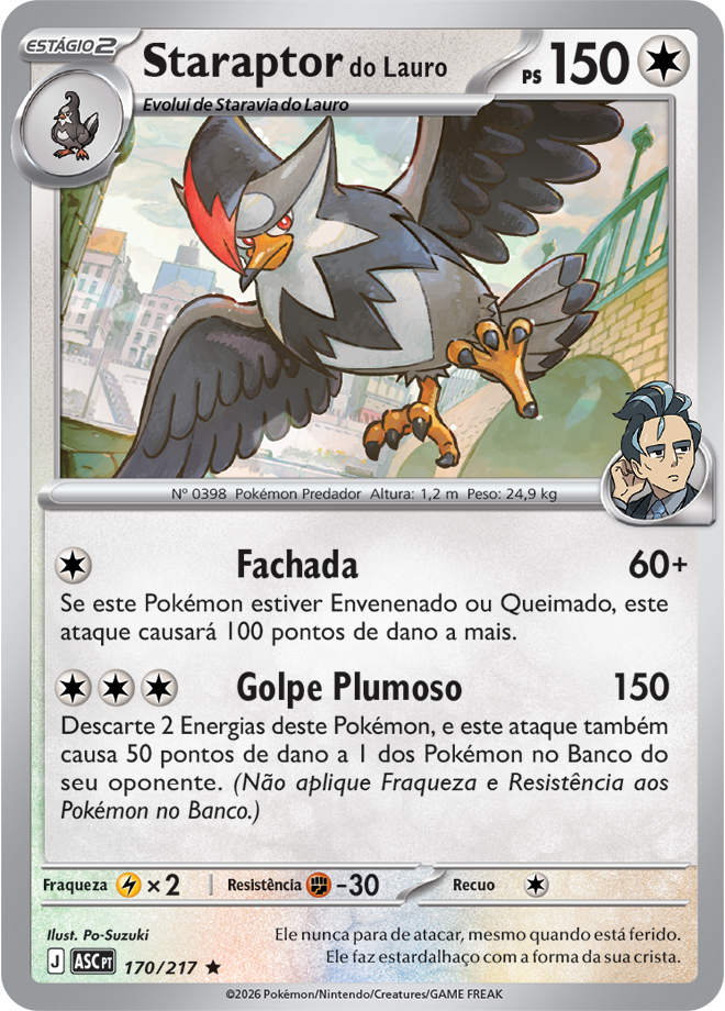 Staraptor do Lauro - Pokémon TCG - MoxLand