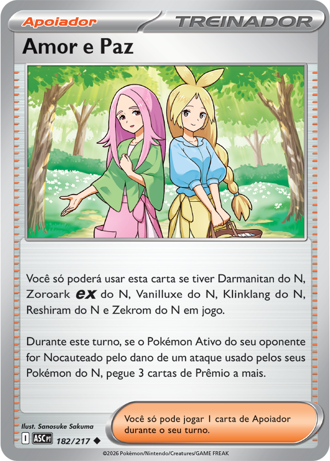 Amor e Paz - Pokémon TCG - MoxLand
